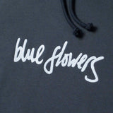 [ブルーフラワーズ] Handwritten Hoodie フーディー（Lilac）blue flowers