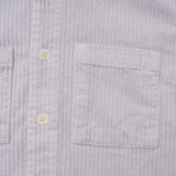 【ワックスロンドン】男女兼用 WHオーバーシャツ｜ペンコード（グレイヴァイオレット） wax london